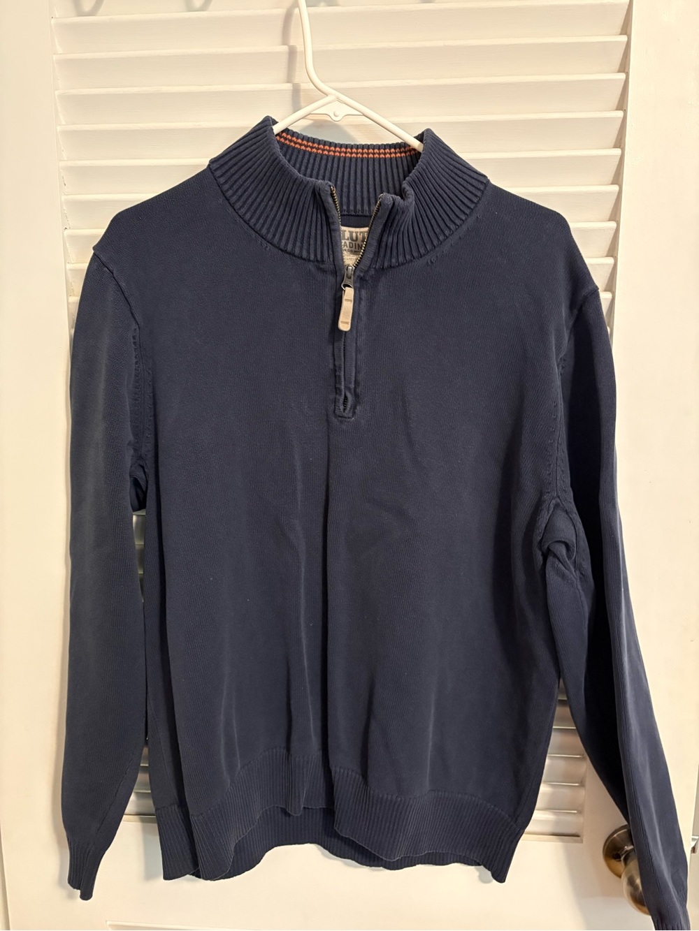 Duluth Trading Co. Men’s Navy 1/4 zip L